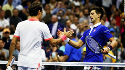 Джокович и Федерер на US Open 2015