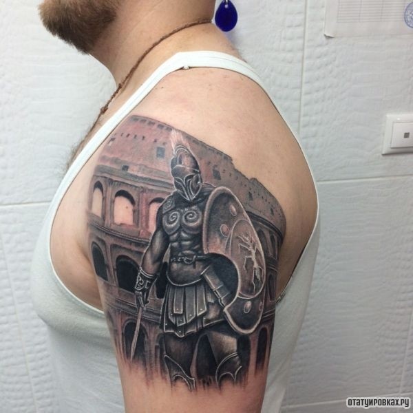 Татуировка спартанец