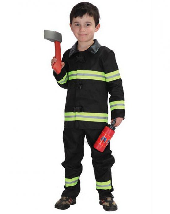 детский костюм пожарного для мальчика