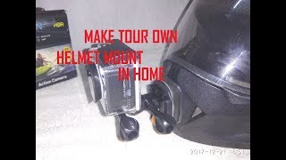 HOW TO CHIN MOUNT ANY ACTION CAMERA IN ANY HELMET.