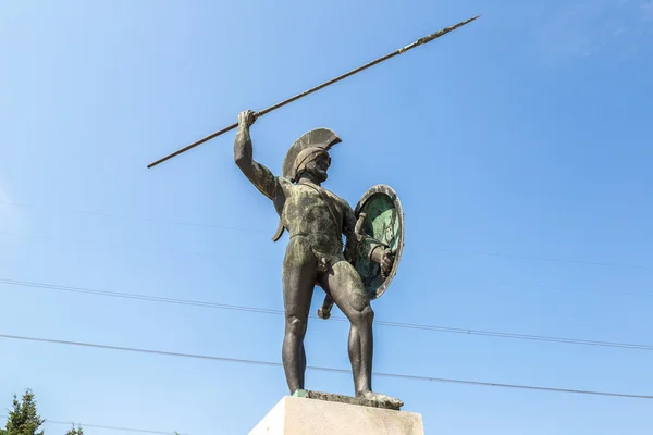 Статуя короля Леонидас Спарты — стоковое фото